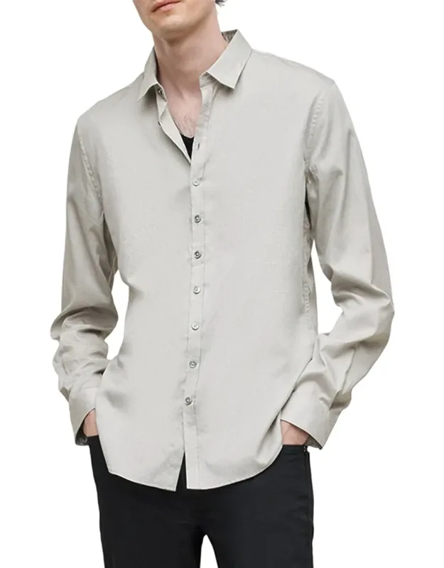 John Varvatos Button Slim Fit Shirt With Timeless Sophistication