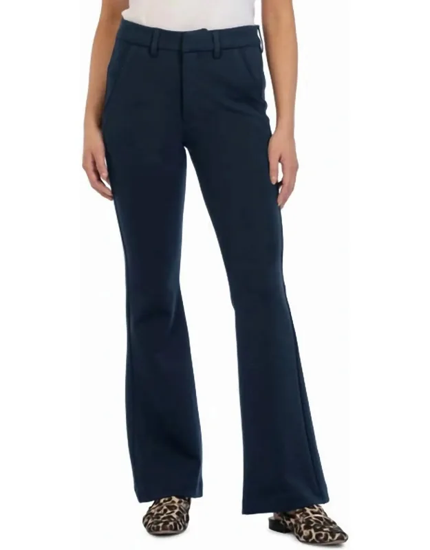 High Rise Flare Trousers