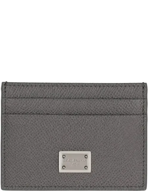 Dauphine Print Leather Card Holder