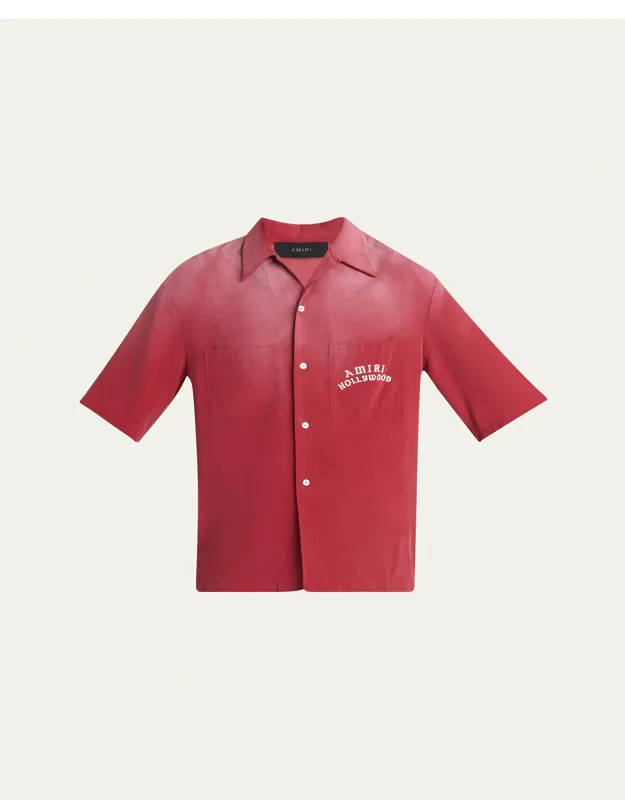Hollywood Logo Bowling Shirt