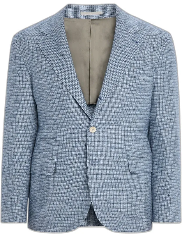 Micro-check Houndstooth Sport Coat