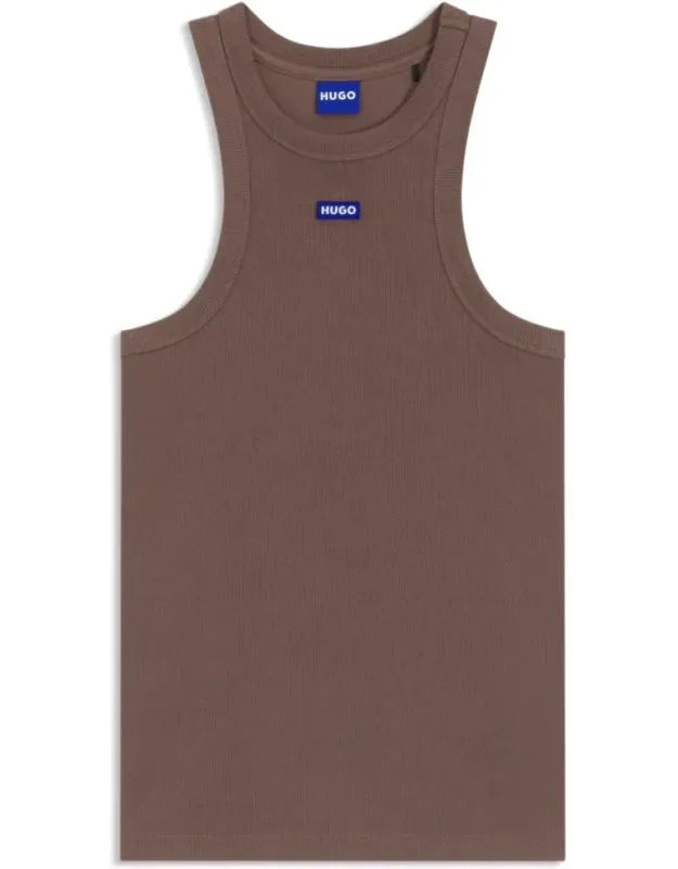 Slim-fit Stretch-cotton Top