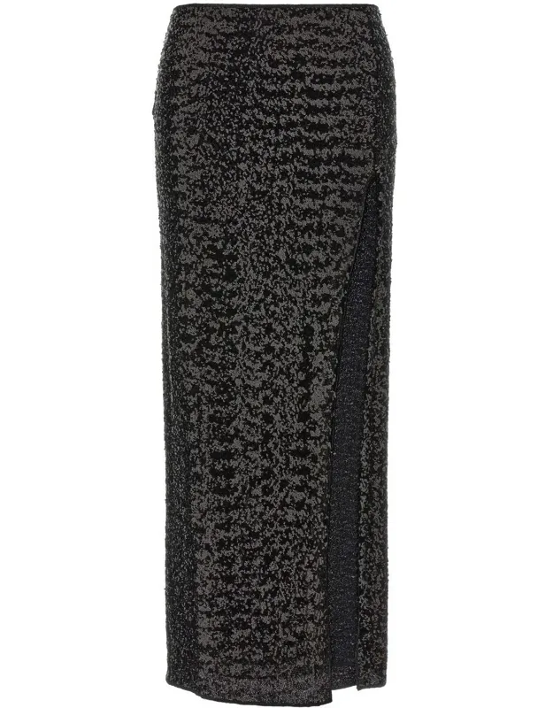 Paillettes Long Skirt