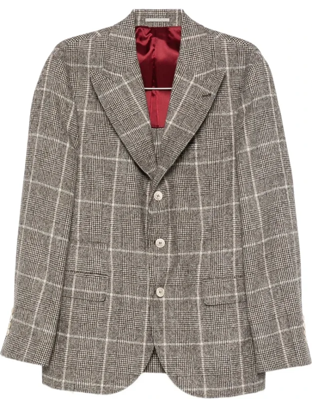 Checked Blazer