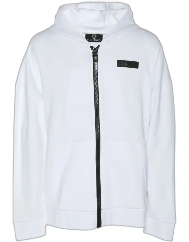 Jersey Logo Embroidered Zip Jacket