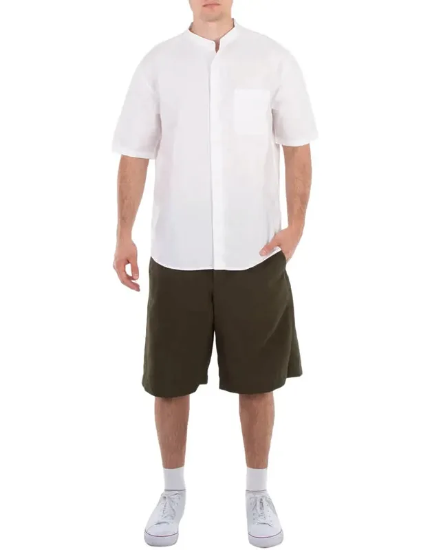 Wide-leg Bermuda Shorts