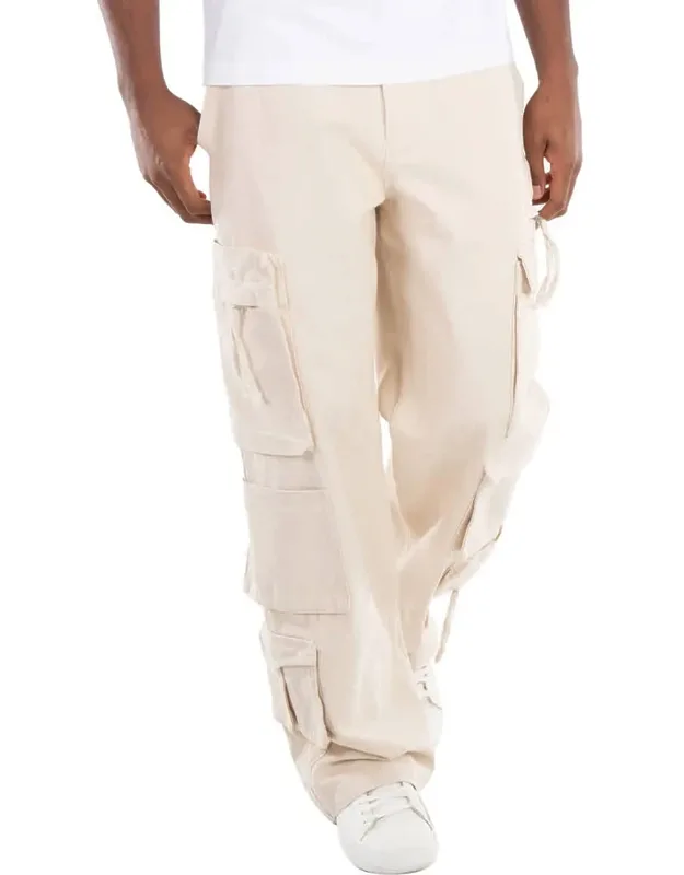 Utility Mid-rise Wide-leg Jeans