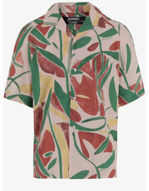 Fonccio Cotton Shirt With Vegetable Print