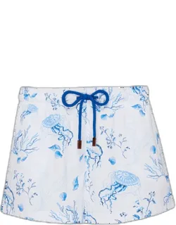Swim Shorts Medusa And Shells - Shorty