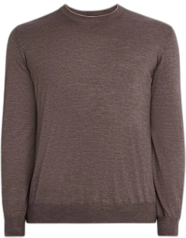 Cashmere-silk Crewneck Sweater