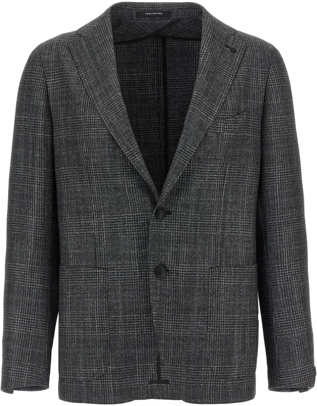 Check Patterned Blazer