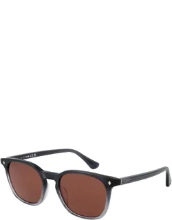 Web Sunglasses With Acetate Frame And Purple Lenses