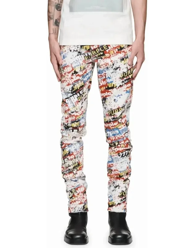 Stickers Denim Skinny Jeans