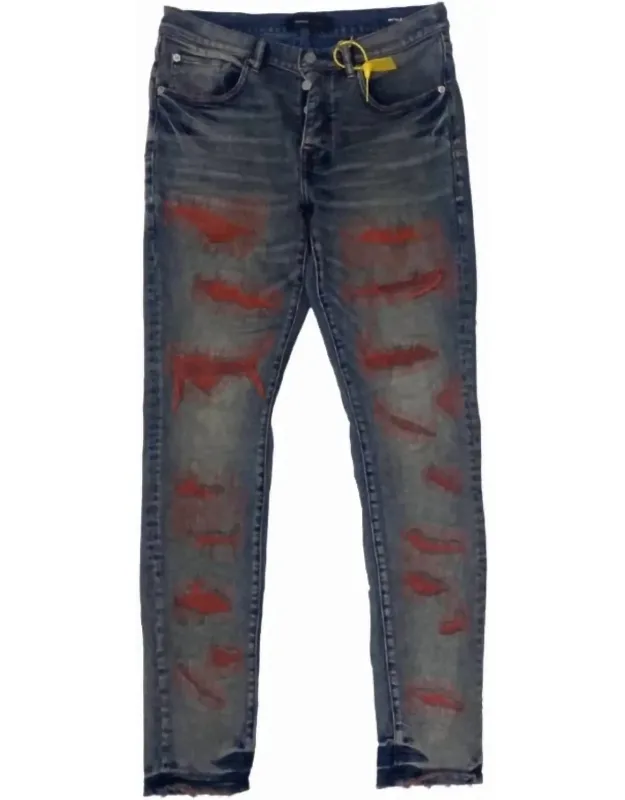 Weft Blowout Denim Skinny Jeans