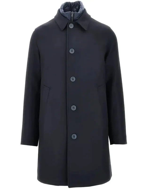 Single-breasted Padded Coat