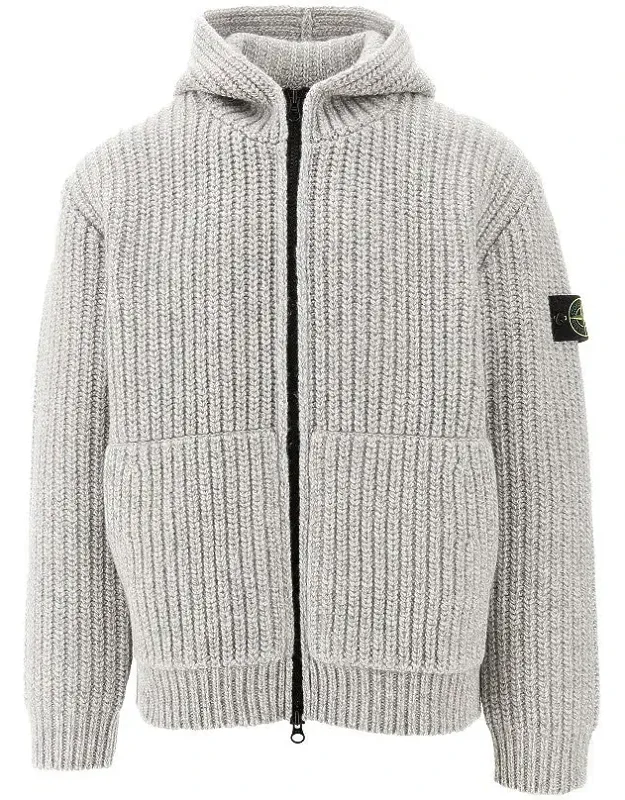 Knitted Full-zip Hoodie