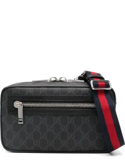 Gucci Gg Supreme Belt Bag Detachable Adjustable Waist Strap, Two-way Zip Fastening