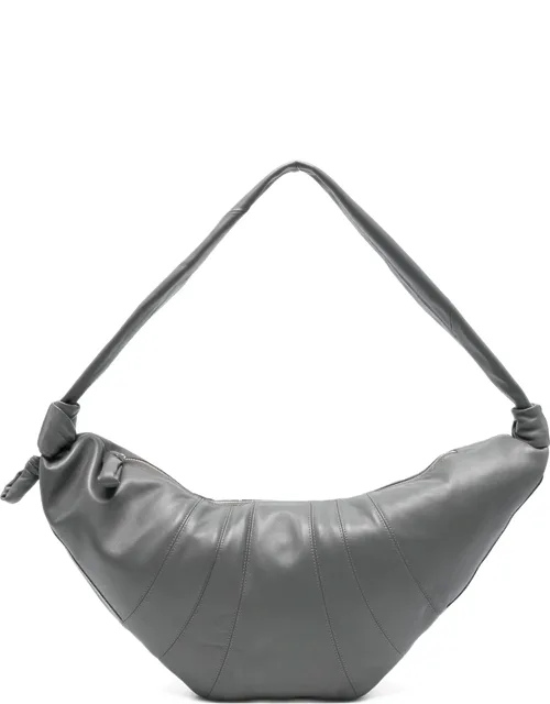 Croissant Knot Lambskin Shoulder Bag