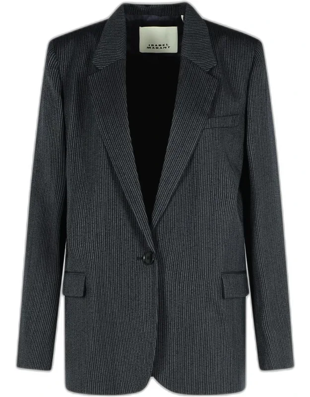 Omelia Virgin Wool Blend Blazer