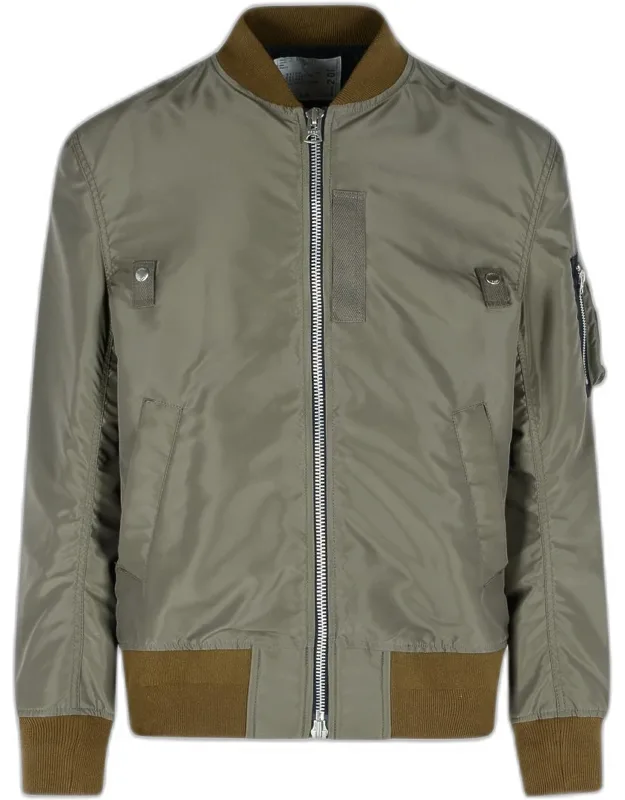 Nylon Bomber Jacket