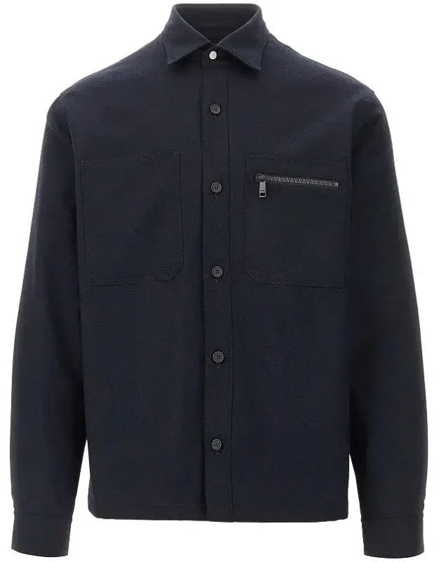 Padded Techmerino Shirt Jacket