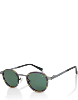 Retro Round Polarized Sunglasses