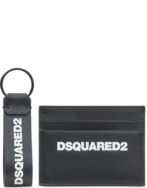 Logo-print Key-ring Cardholders (set Of Two)