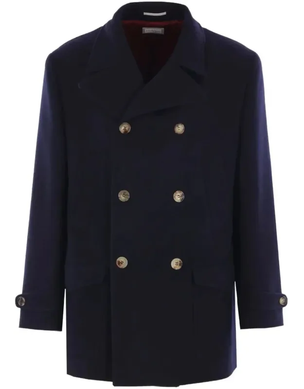 Double-breasted Wool Coat
