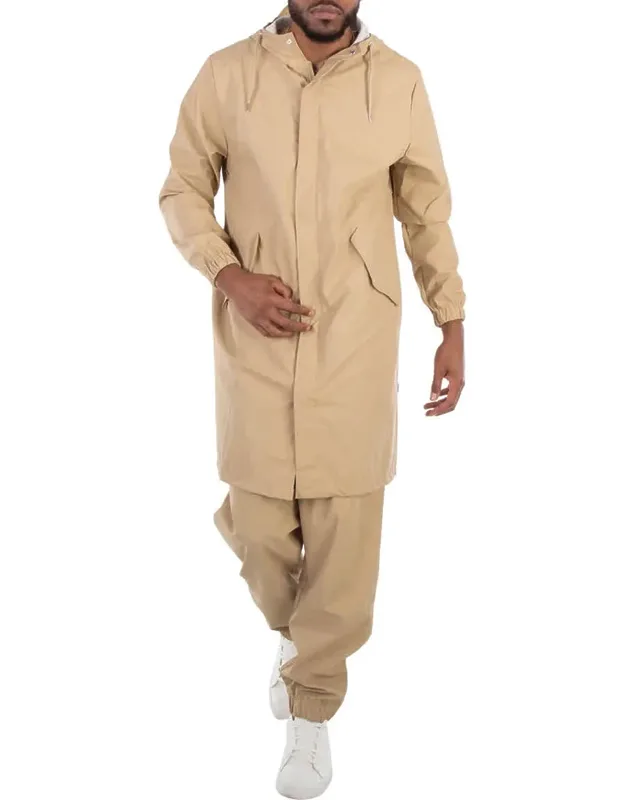 Sand Fishtail Waterproof Parka