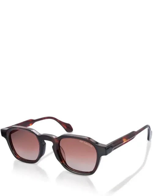 Geometric Frame Square Polarized Sunglasses