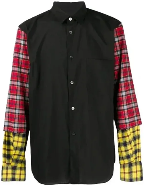 Checked Sleeve Shirt