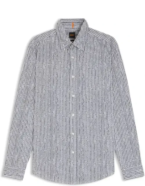 Printed Cotton Voile Shirt