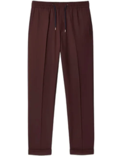 A Suit To Travel In - Slim-fit Drawstring-waist Wool Trousers