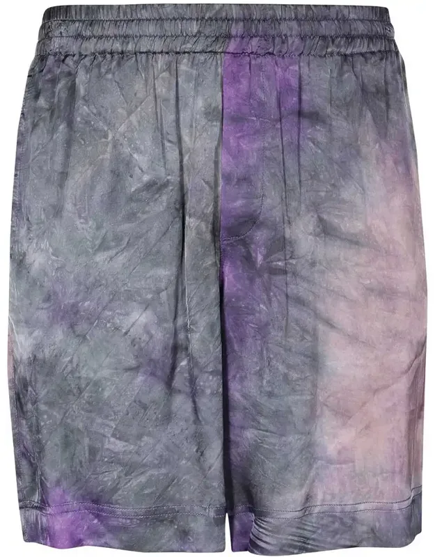 Printed Viscose Bermuda Shorts