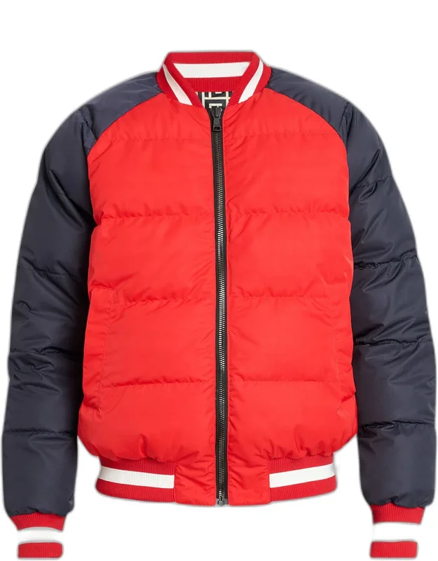 Bicolor Reversible Down Jacket