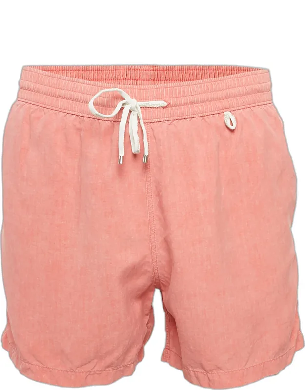Silk Drawstring Swim Shorts