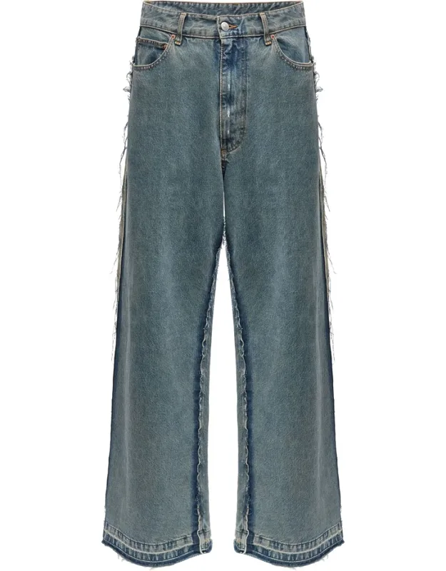 Inside-out Straight-leg Jeans