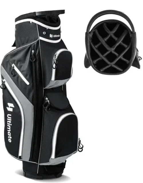 Golf Cart Bag With 14 Way Top Dividers