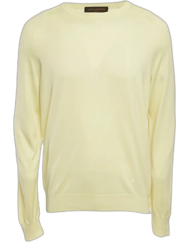 Cotton Knit Crewneck Sweatshirt