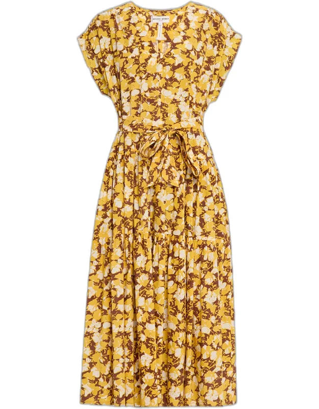 Tiered Organic Cotton Maxi Dress