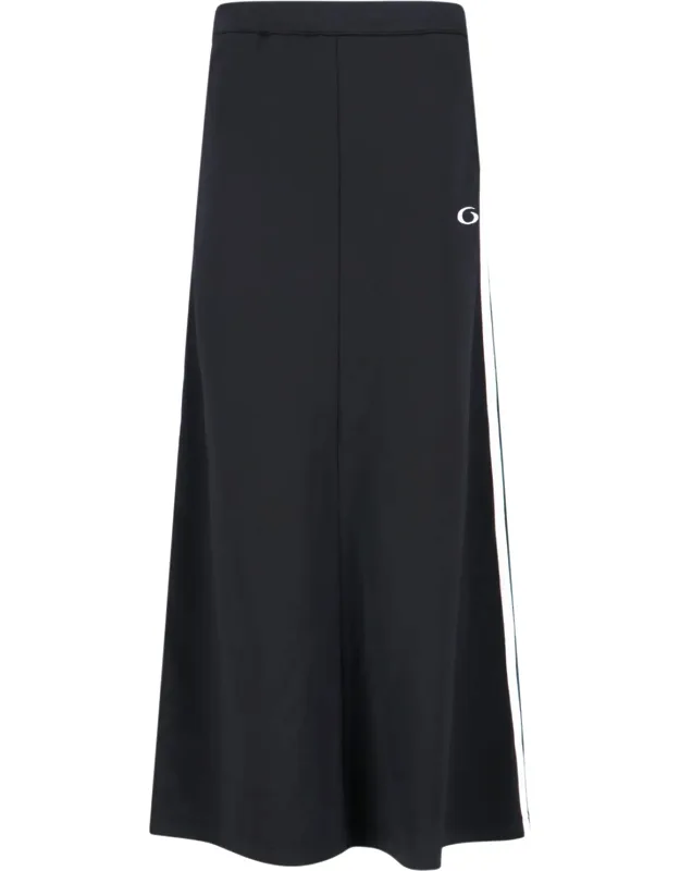 Maxi Logo Skirt