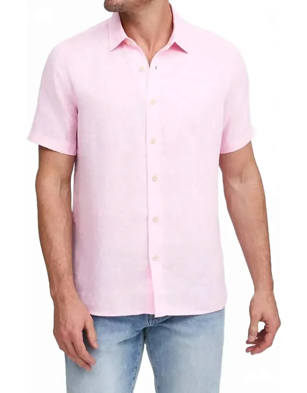 Bryce Short Sleeve Linen Shirt