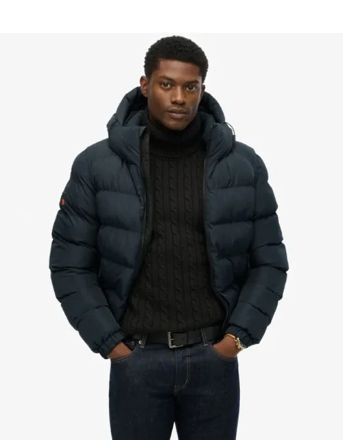 Hooded Sports Puffer Jacket