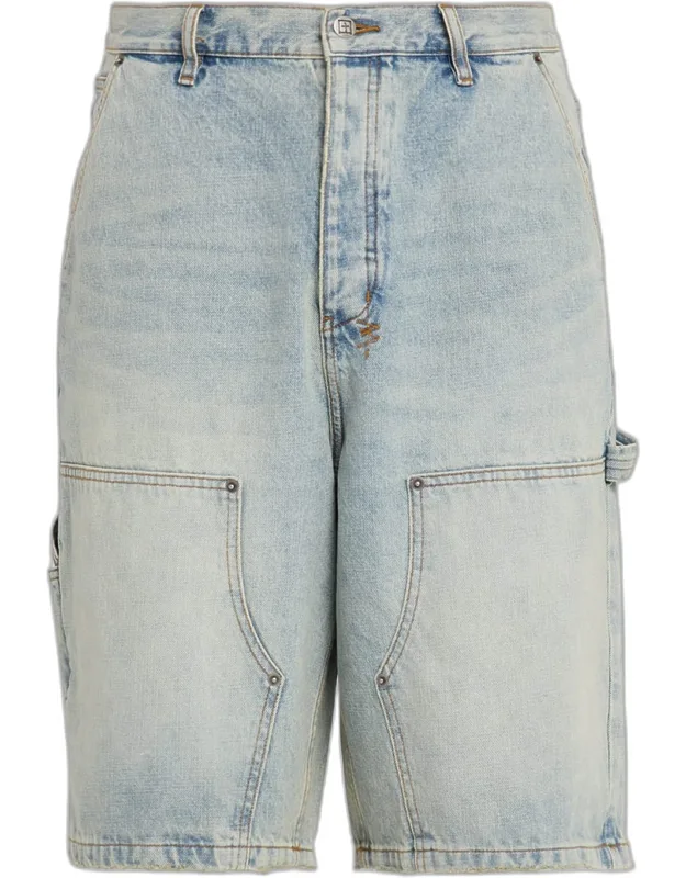 Maxx Operator Wide-leg Carpenter Jean Shorts