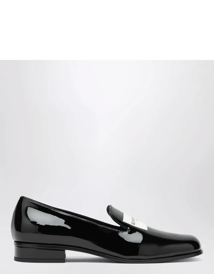 Patent Leather Tuxedo Loafers