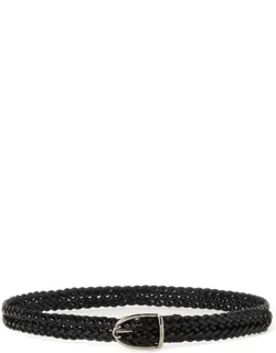 Braided Calf Leather Belt
