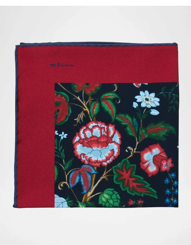 Silk Large Paisley Pocket Square