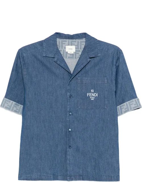 Embroidered Denim Shirt