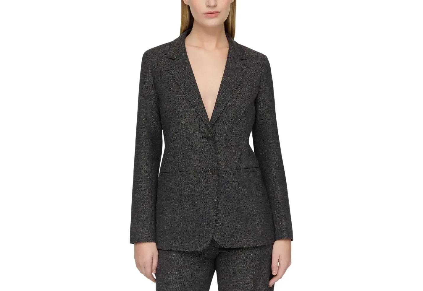 Two-button Wool & Linen-blend Blazer