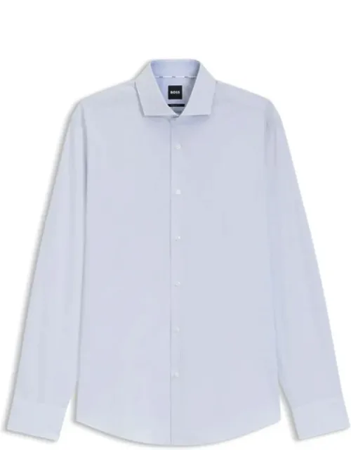 Regular-fit Shirt In Structured Dobby Cotton
